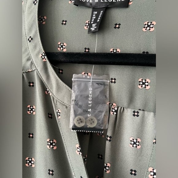 NWT Love and legend Addition-Elle size 22 long sleeved button down shirt - Picture 10 of 11